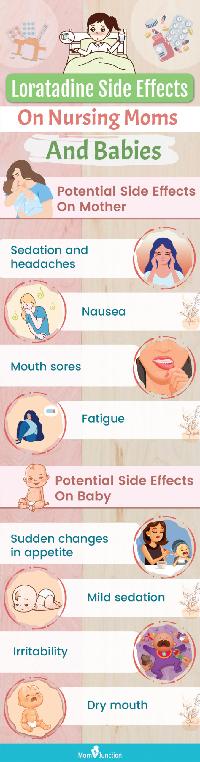 loratadine side effects on nursing moms and babies [infographic]