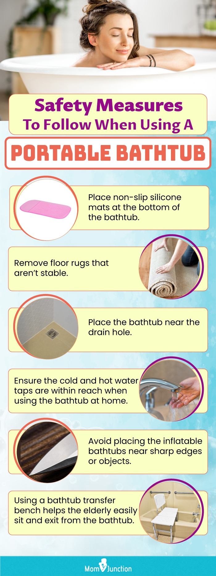 Safety Measure To Follow When Using a Portable Bathrub