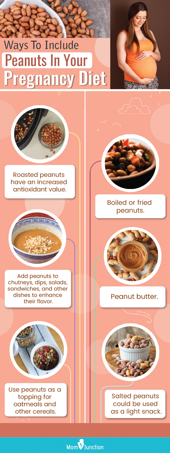 ways to eat peanuts during pregnancy (infographic)