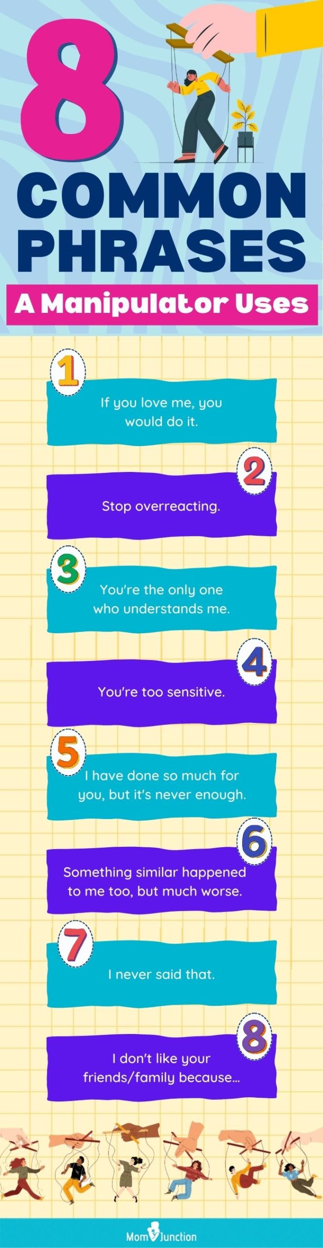 8 common phrases a manipulator uses (infographic)