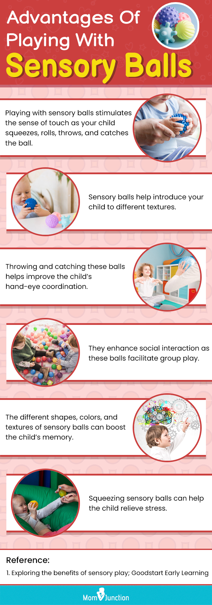 Advantages Of Playing With Sensory Balls (infographic)