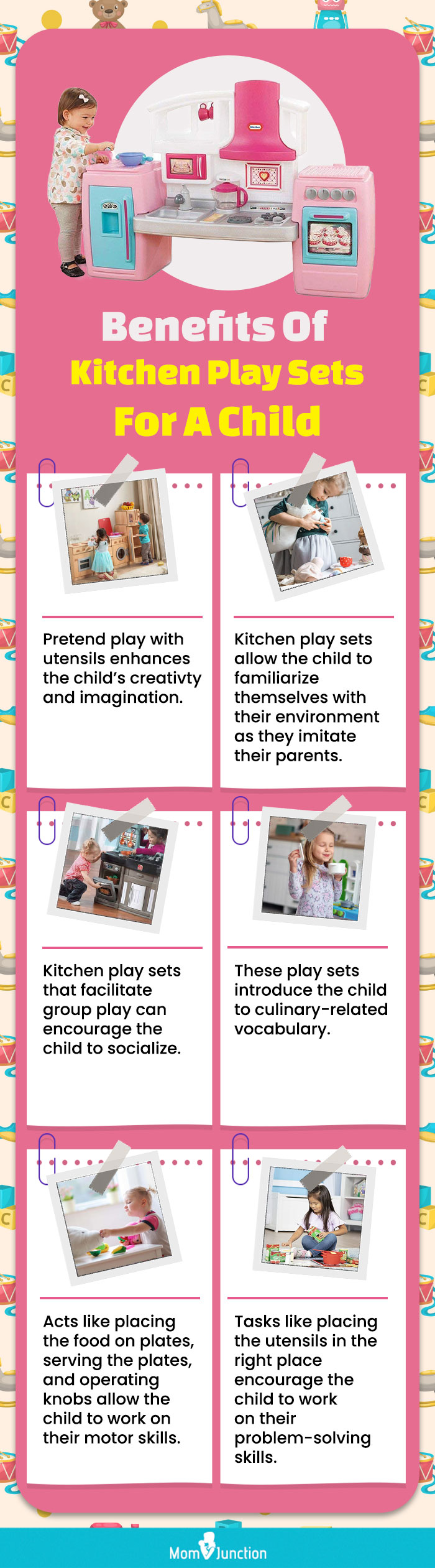 Benefits Of Kitchen Playsets For A child (infographic)