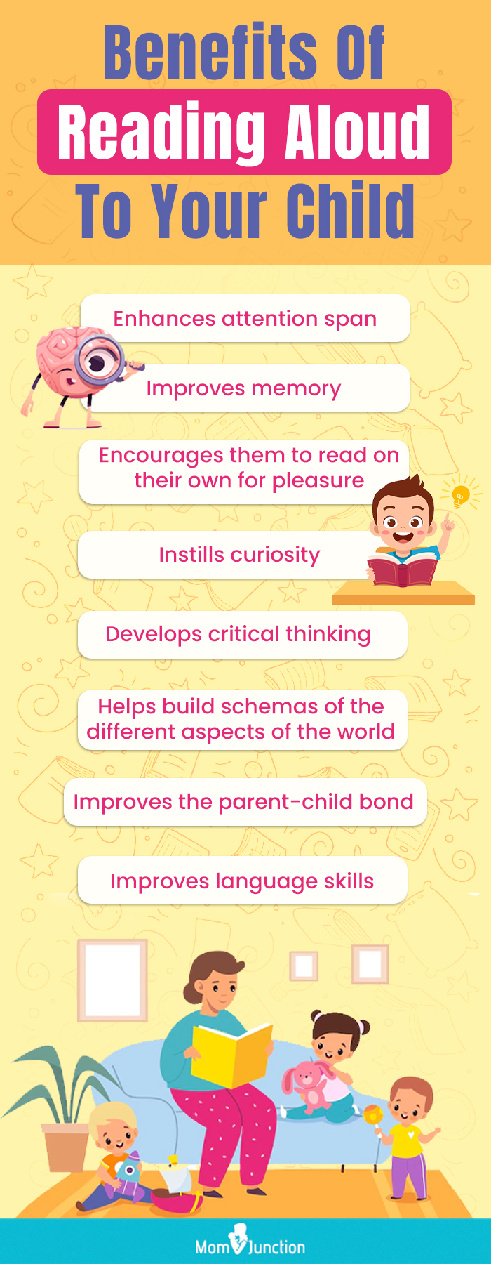 Benefits Of Reading Aloud To Your Child (Infographic)