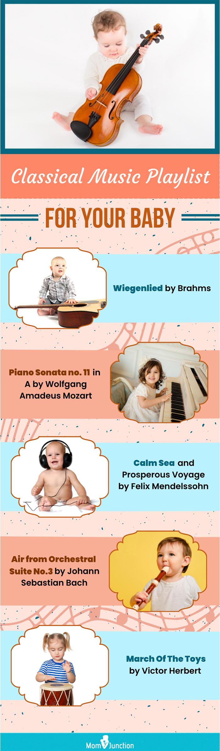 best classical music for babies (infographic)