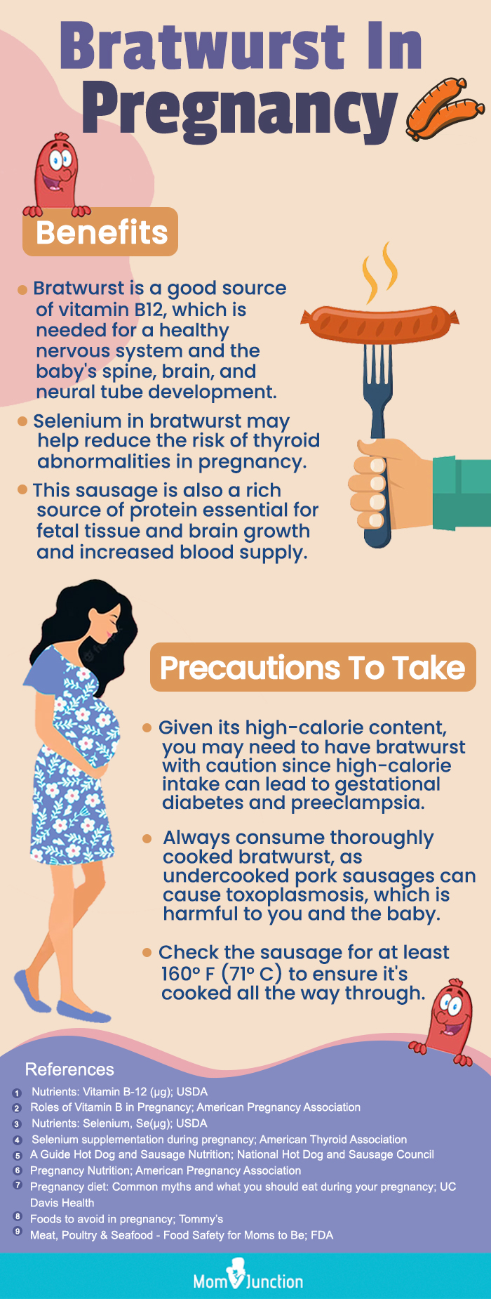 bratwurst in pregnancy (infographic)