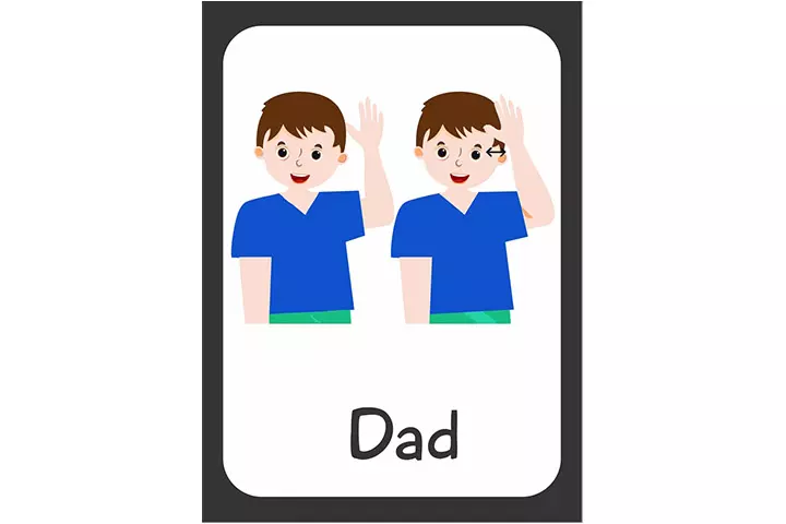 Dad in sign language