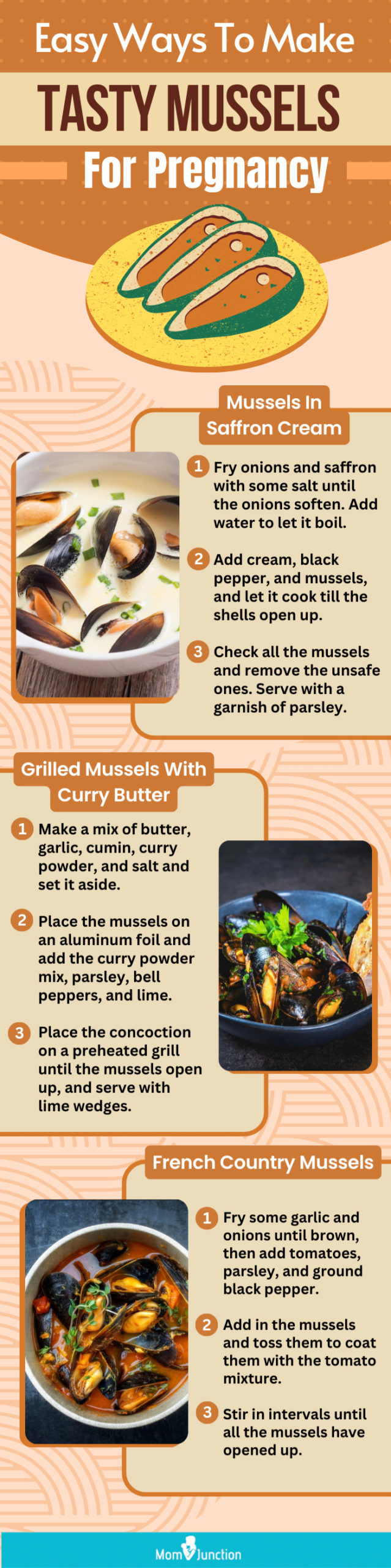 mussel recipes for pregnant women (infographic)