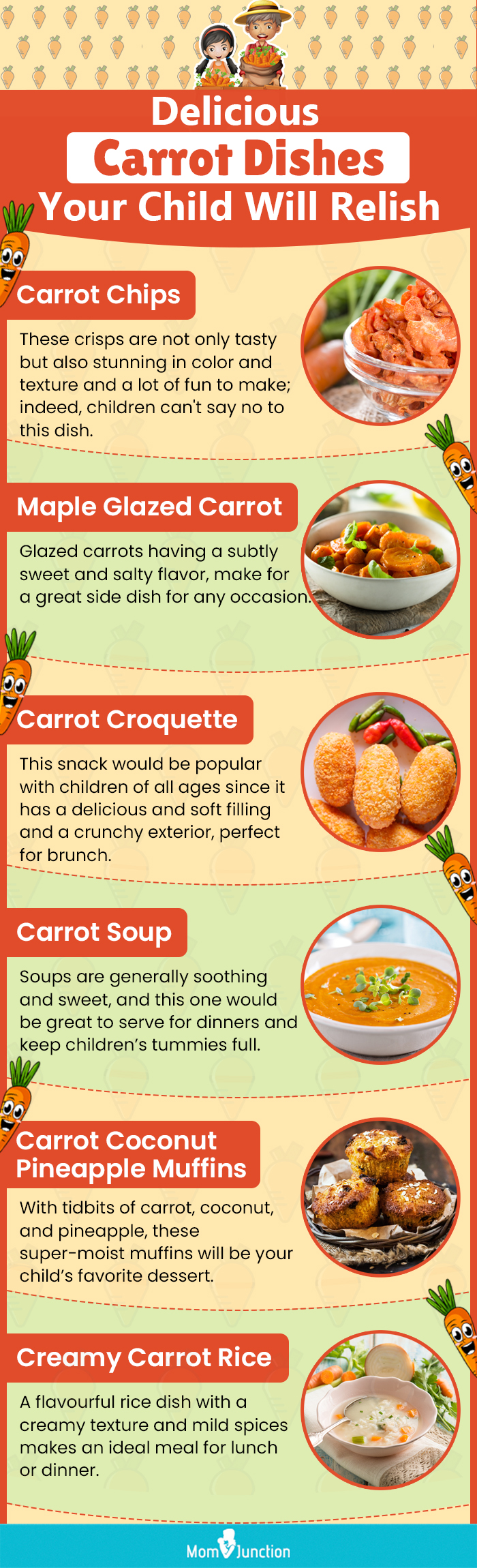 delicious carrot dishes your child will relish (infographic)
