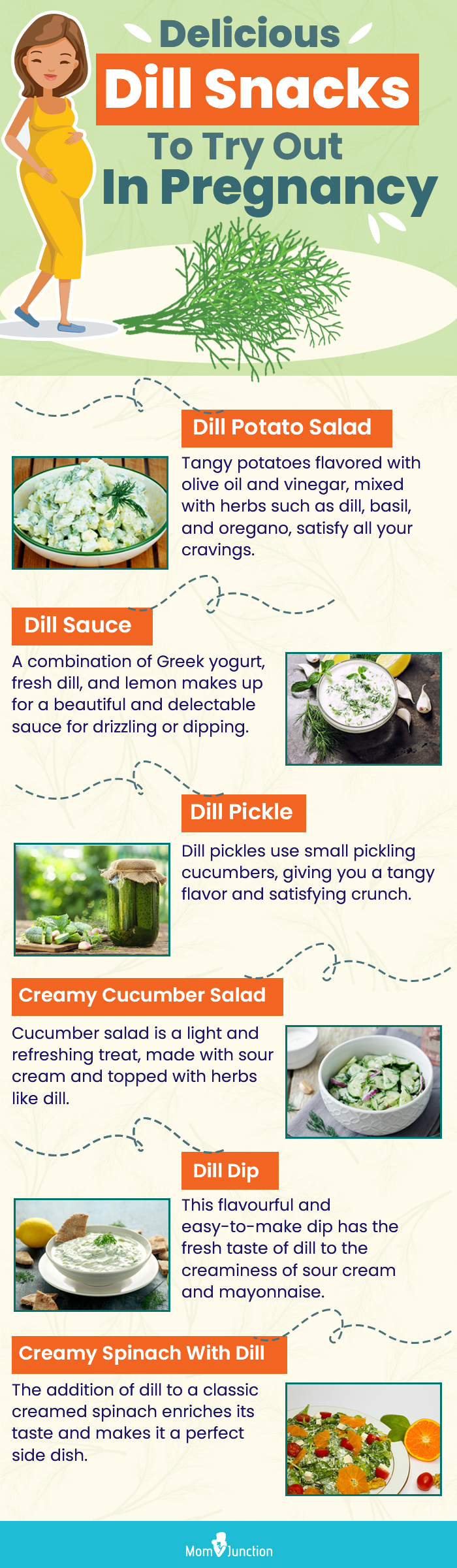 delicious dill snacks to try out in pregnancy (infographic)