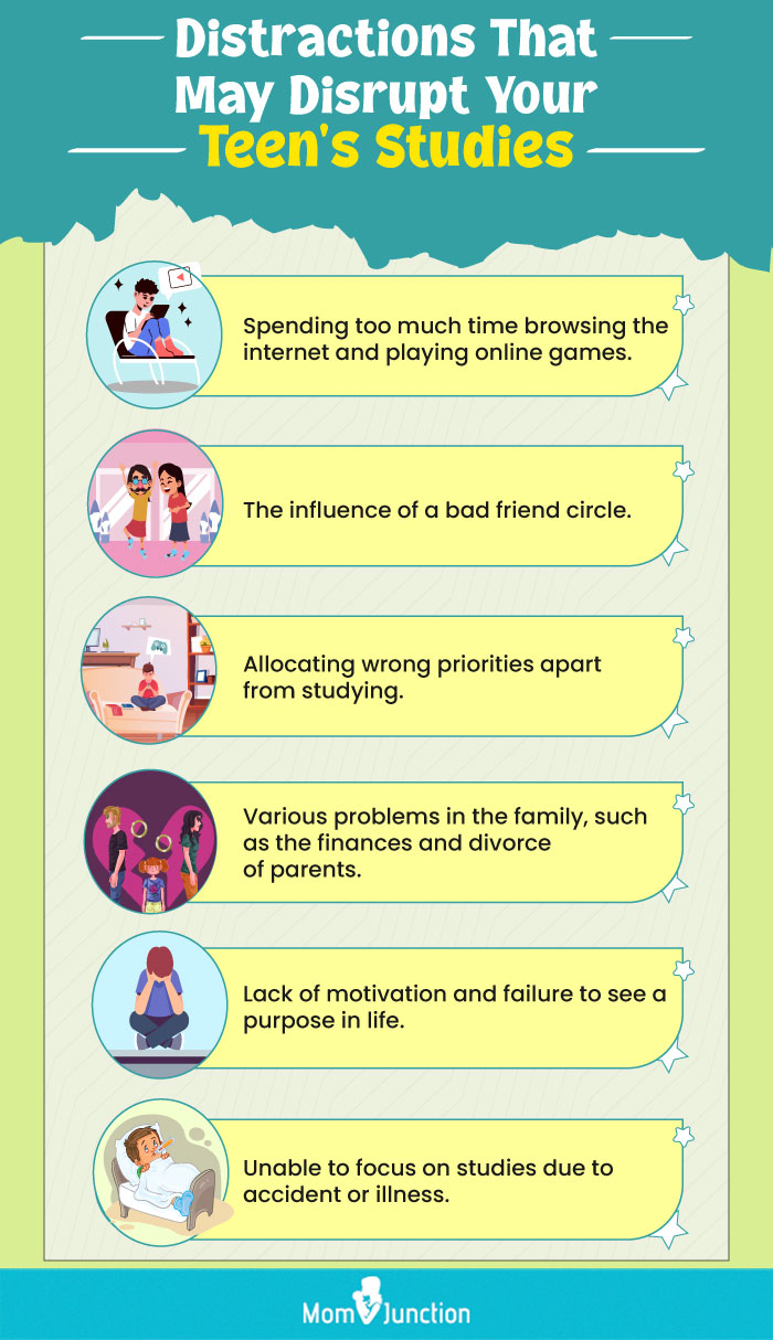 distractions that may disrupt your teens studies (infographic)