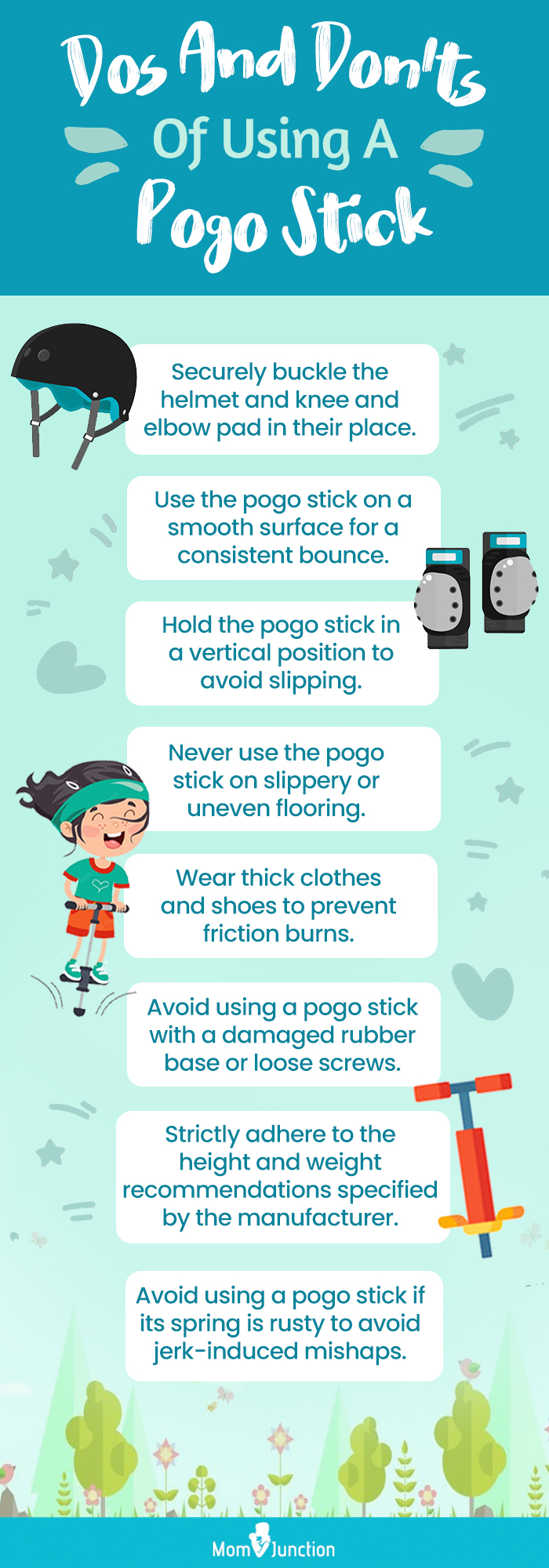 Dos And Don’ts Of Using A Pogo Stick (infographic)