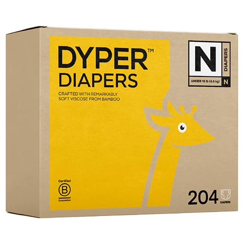 Dyper Bamboo Baby Diapers