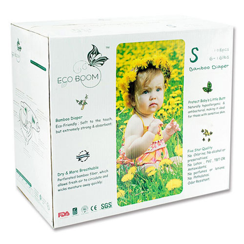 Eco Boom Baby Bamboo Viscose Baby Diapers