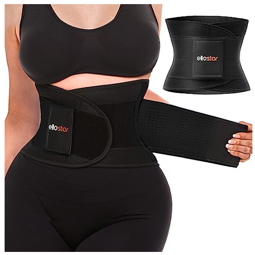 Girdle Midsection Trainer Flatten Love Handles Back Support Slimming  Stomach Wrap Sweat Belt Triple-Adjustment Velcro Bands
