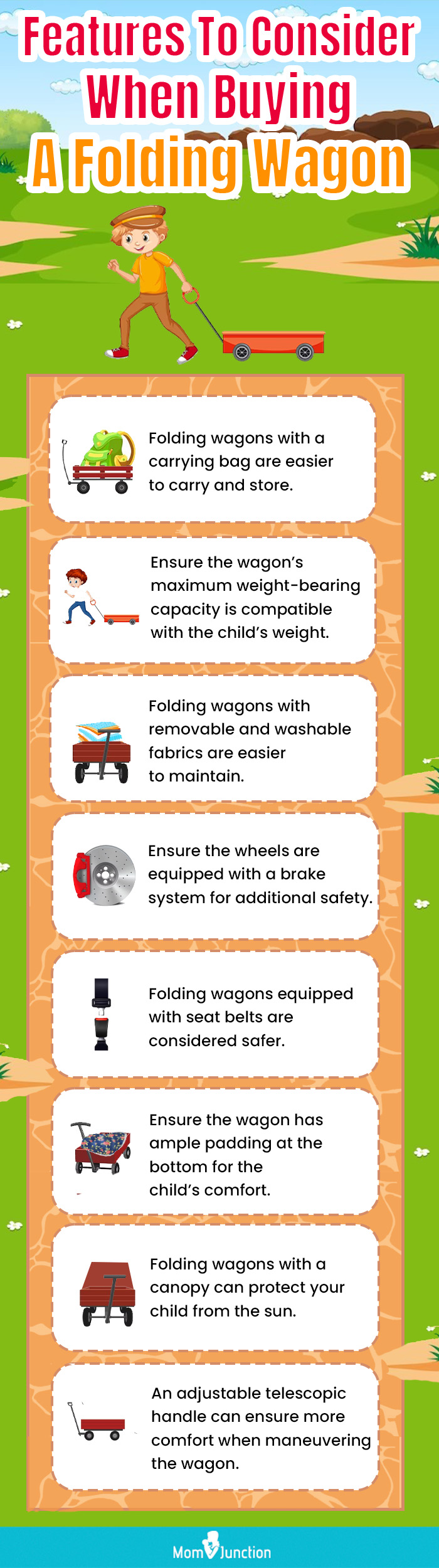 Features To Consider When Buying A Folding Wagon (infographic)