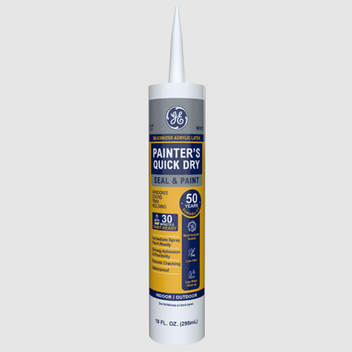 GE Painter’s Quick Dry White Siliconized Acrylic Latex Caulk