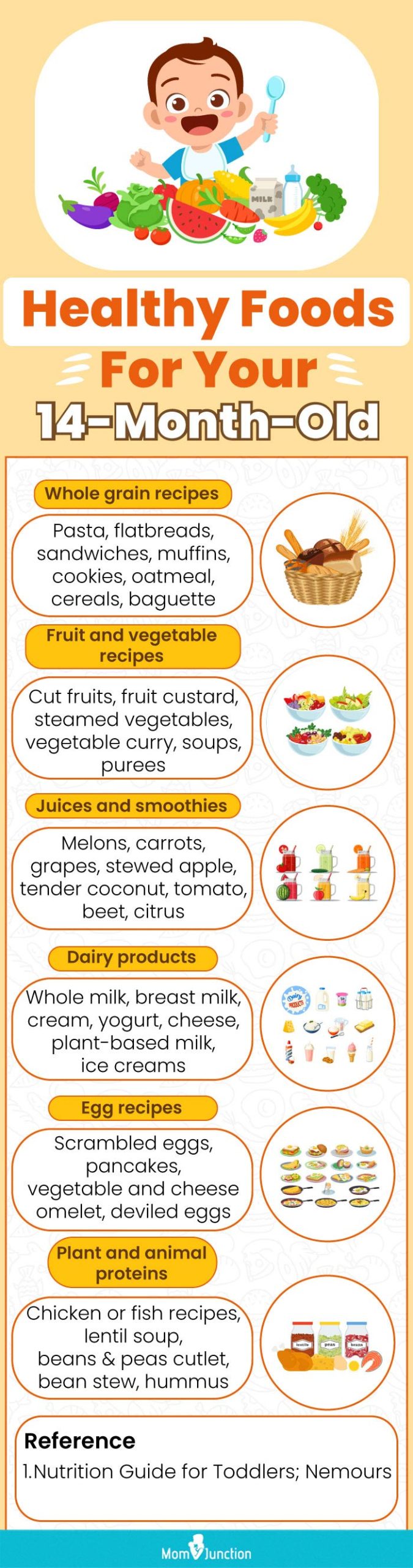 healthy foods for your 14 month old (infographic)
