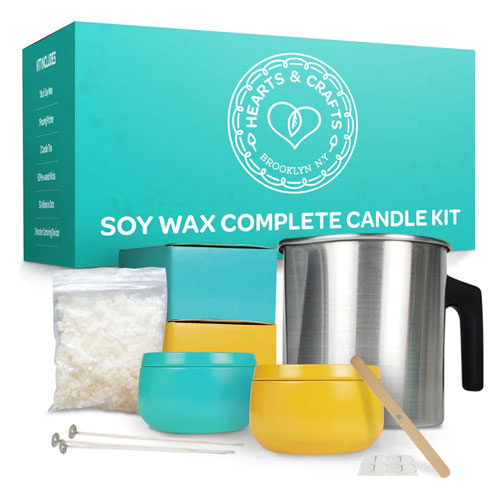 Hearts & Crafts DIY Complete Wax Candle-Making Kit