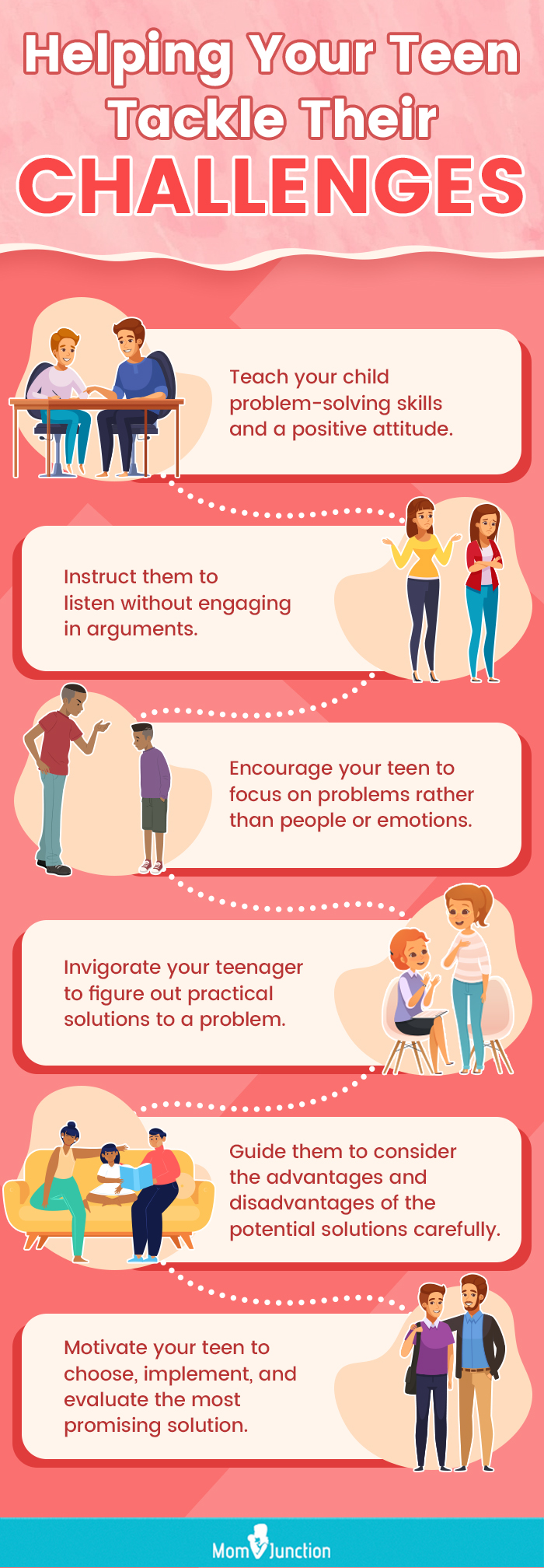 helping your teen tackle their challenges (infographic)