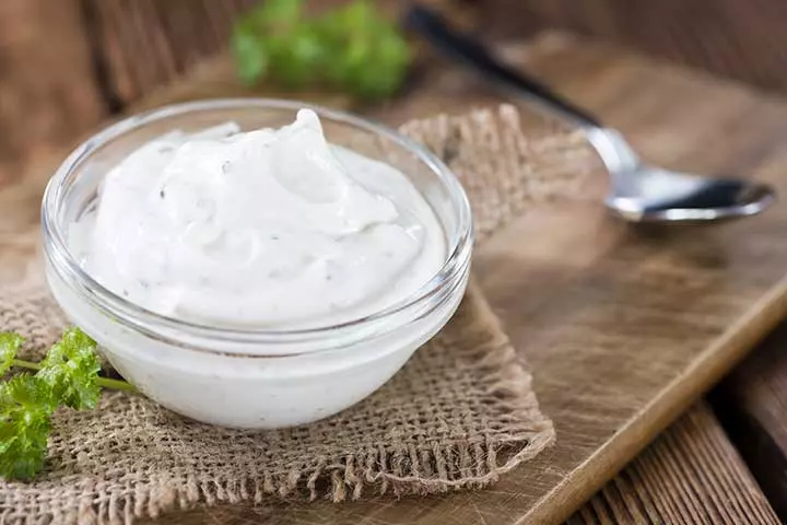 Homemade sour cream