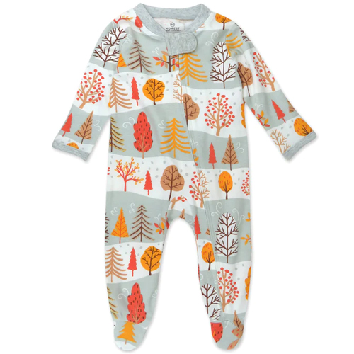 HonestBaby Baby Organic Cotton Footed Pajamas