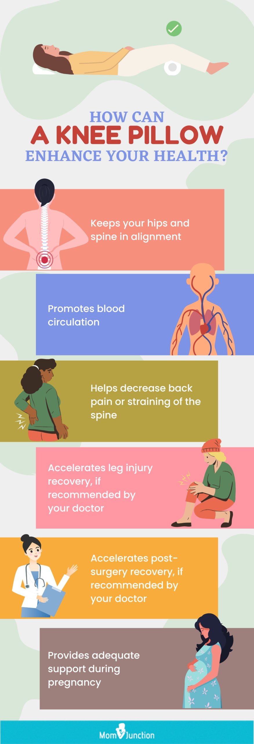 How Can A Knee Pillow Enhance Your Health (Infographic)