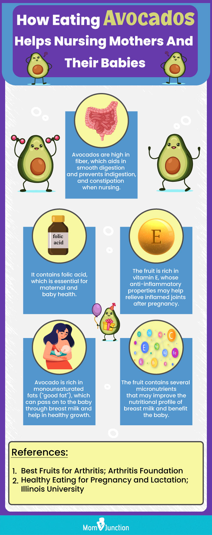 吃牛油果如何帮助哺乳期的母亲和婴儿(信息图)