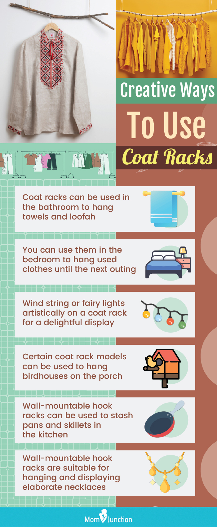 Creative Toys To Use Coat Racks (Infographic)