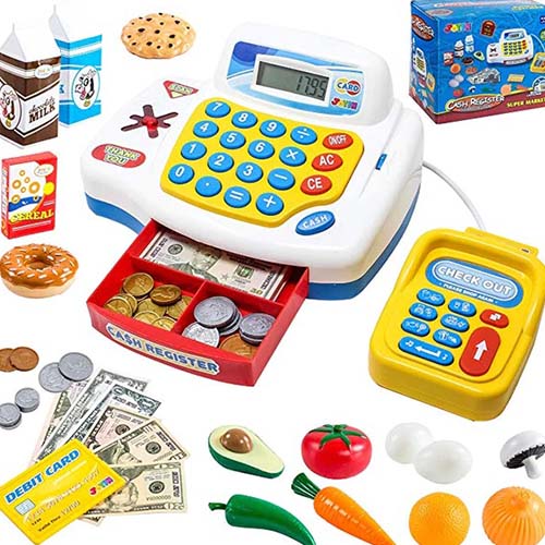 Joyin Pretend Play Calculator Cash Register