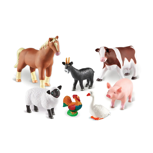 Learning Resources Jumbo Farm Animals Toy Set