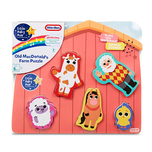 Little Tikes Baby Bum Musical Wooden Puzzle