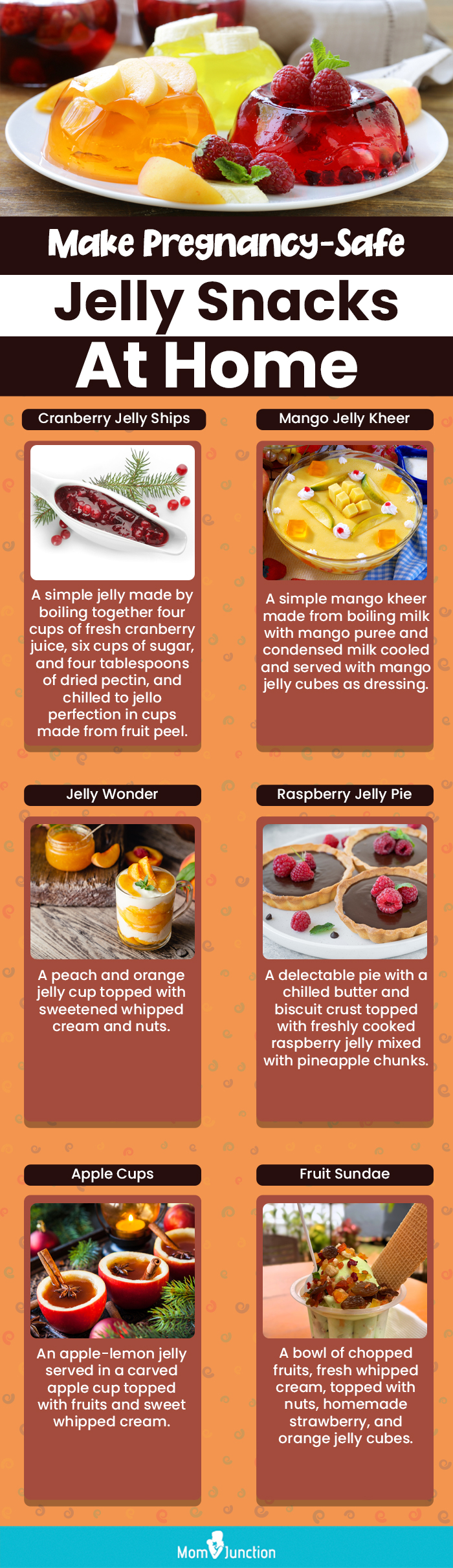 make pregnancy safe jelly snacks at home (infographic)