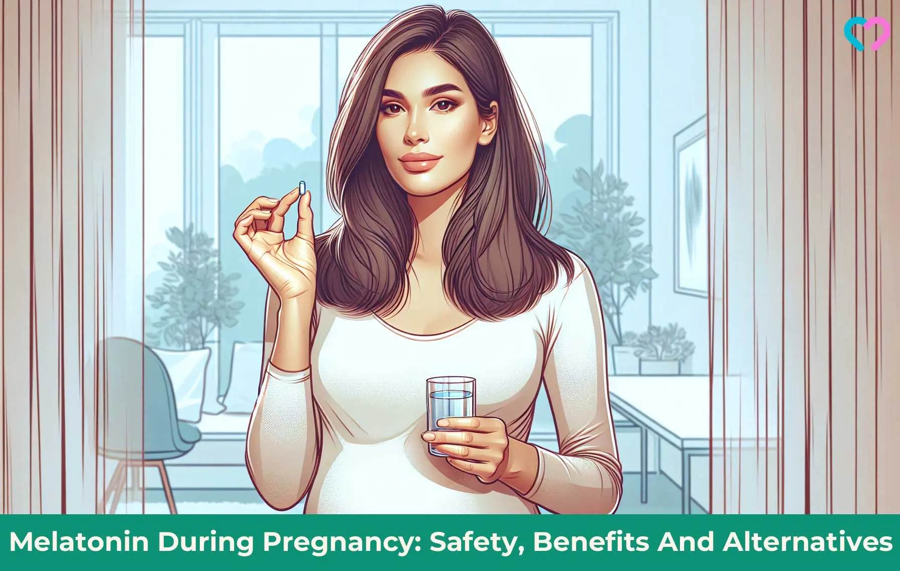 Melatonin During Pregnancy: Safety, Benefits And Alternatives_illustration