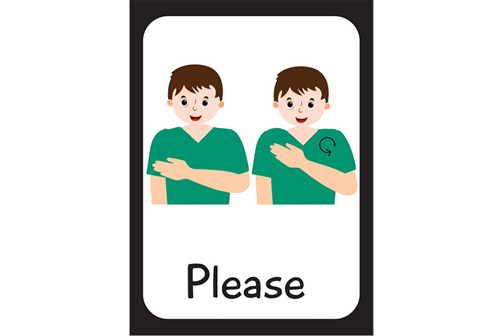 please sign language