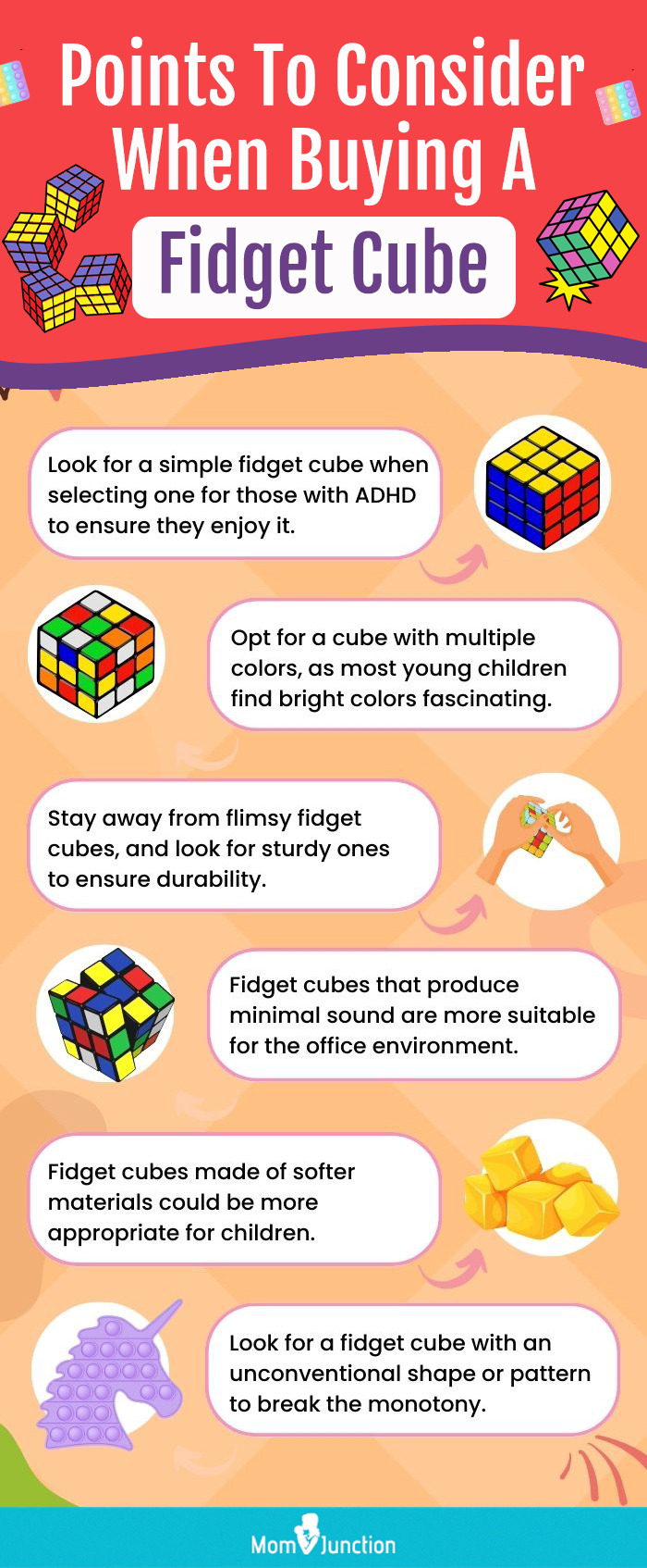 Points To Consider When Buying A Fidget Cube (infographic)