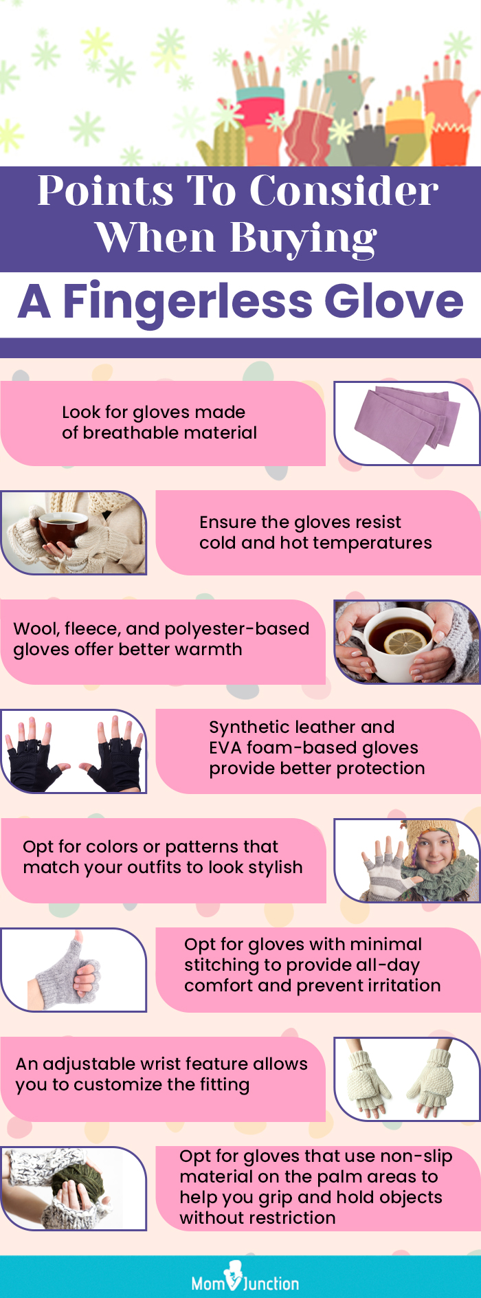 Points To Consider When Buying A Fingerless Glove
