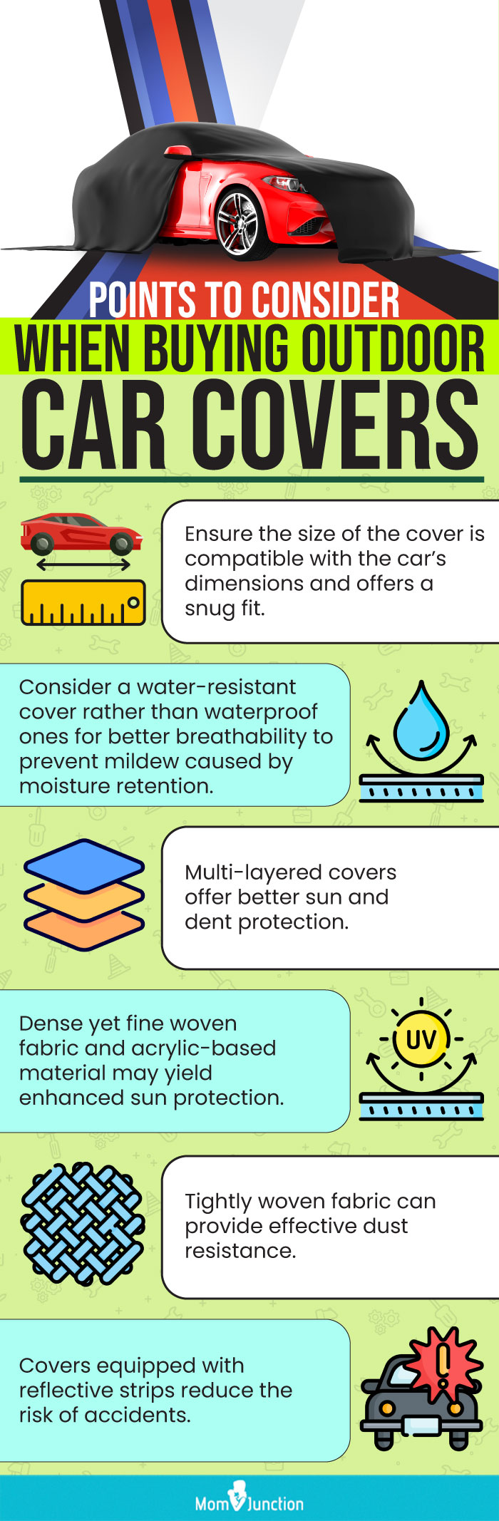 Points To Consider When Buying Outdoor Car Covers (Infographic)