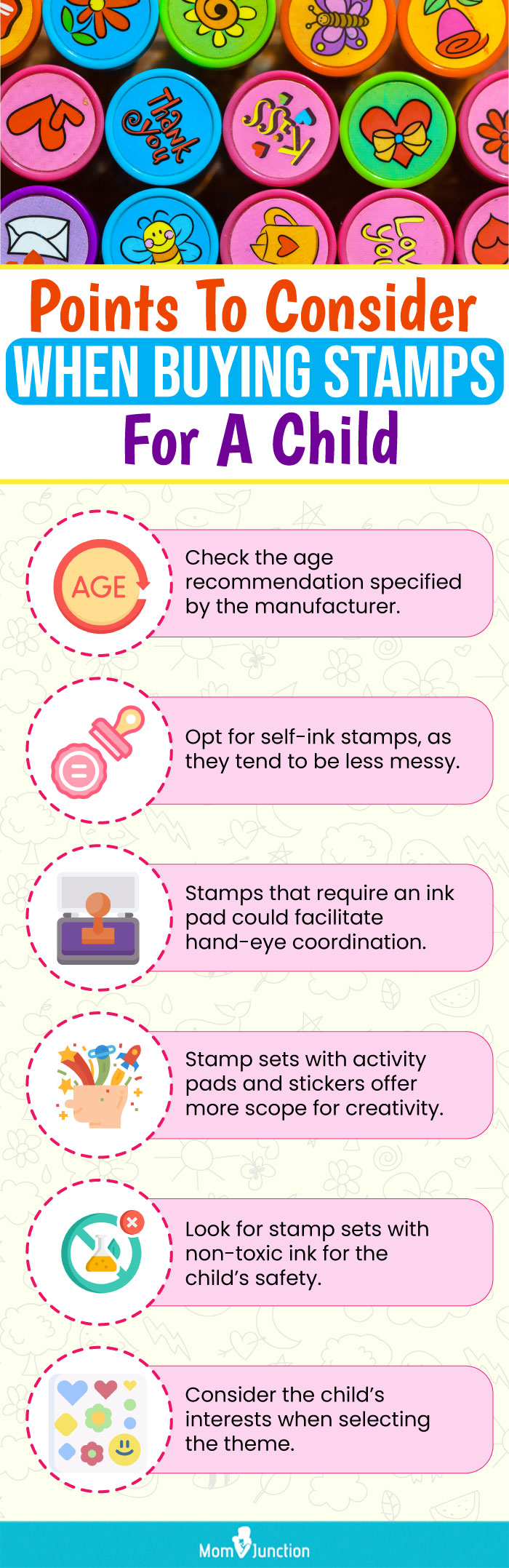Points To Consider When Buying Stamps For A Child (Infographic)