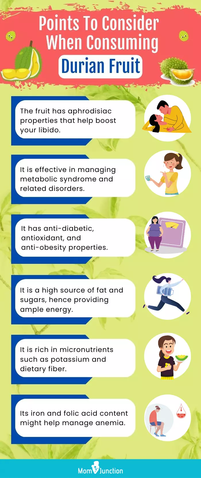 points to consider when consuming durian fruit (infographic)