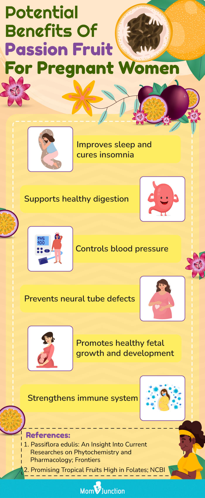 potential benefits of passion fruit for pregnant women (infographic)