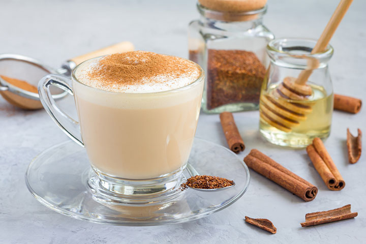 Rooibos latte, rooibos tea for pregnancy