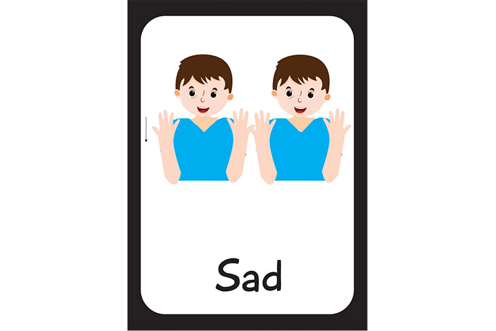 Sad in sign language