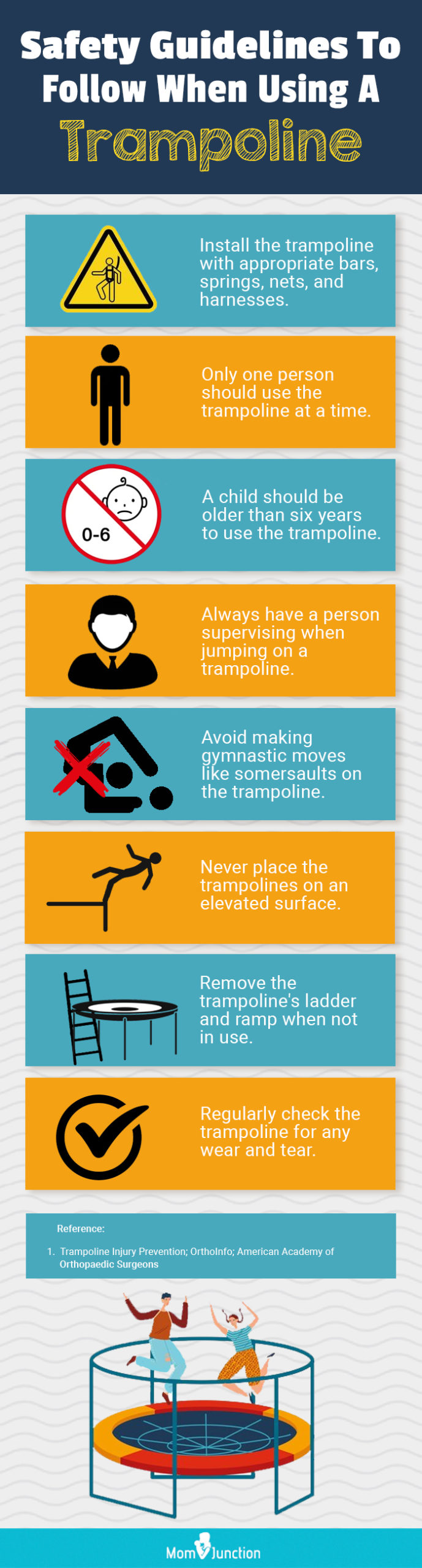 Safety Guidelines To Follow When Using A Trampoline