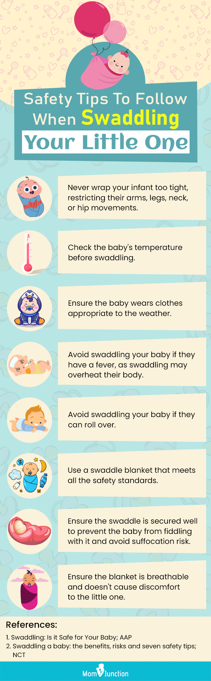 Safety Tips To Follow When Swaddling Your Little One