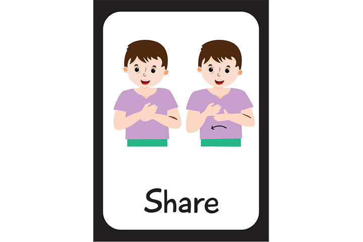 Share in sign language