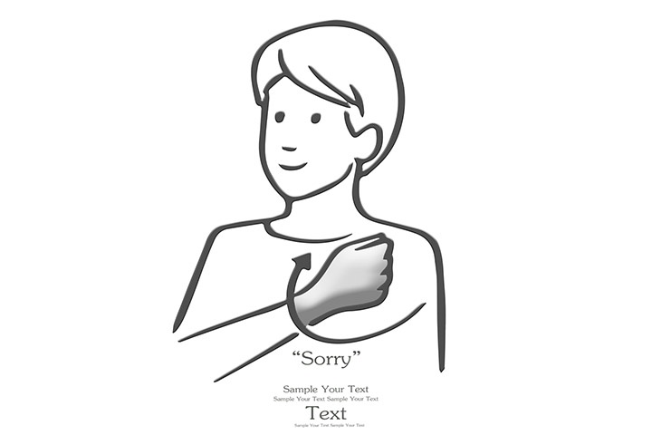 Sorry in sign language