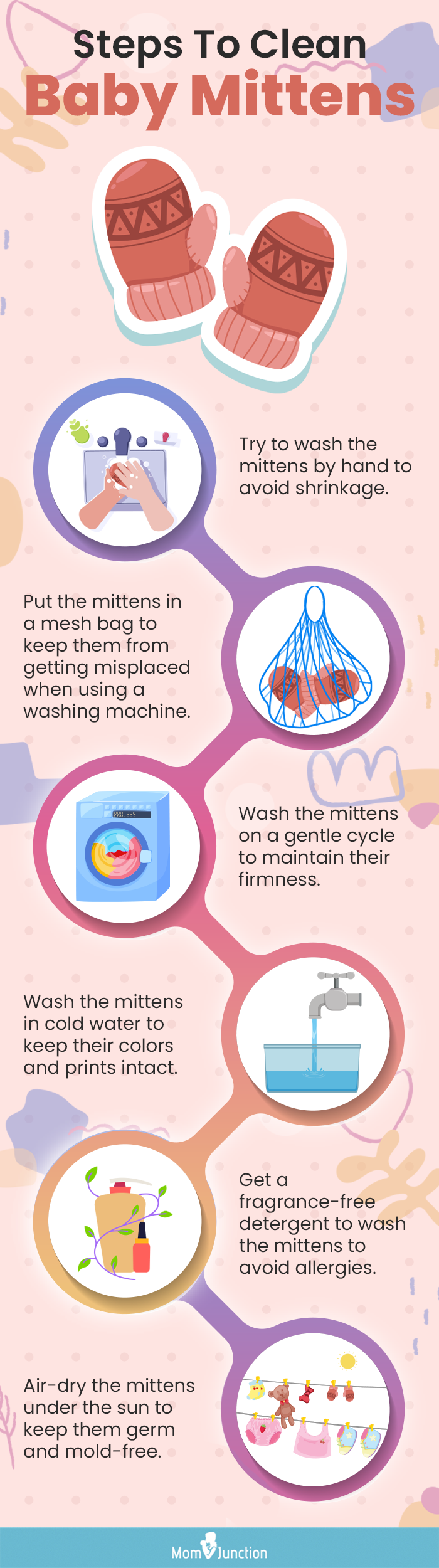 Steps To Clean Baby Mittens