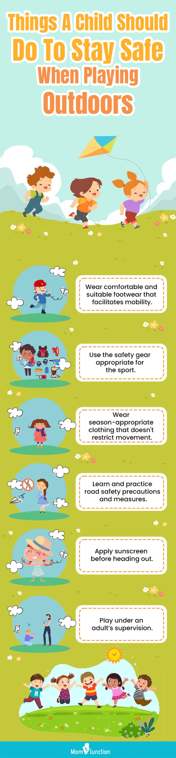 Things A Child Should Do To Stay Safe When Playing Outdoors-Recovered (infographic)