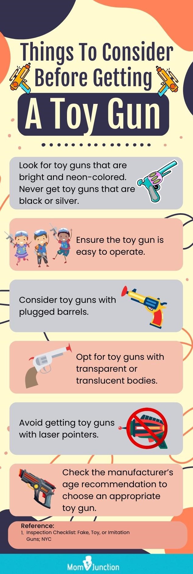 Things to consider before getting a toy gun