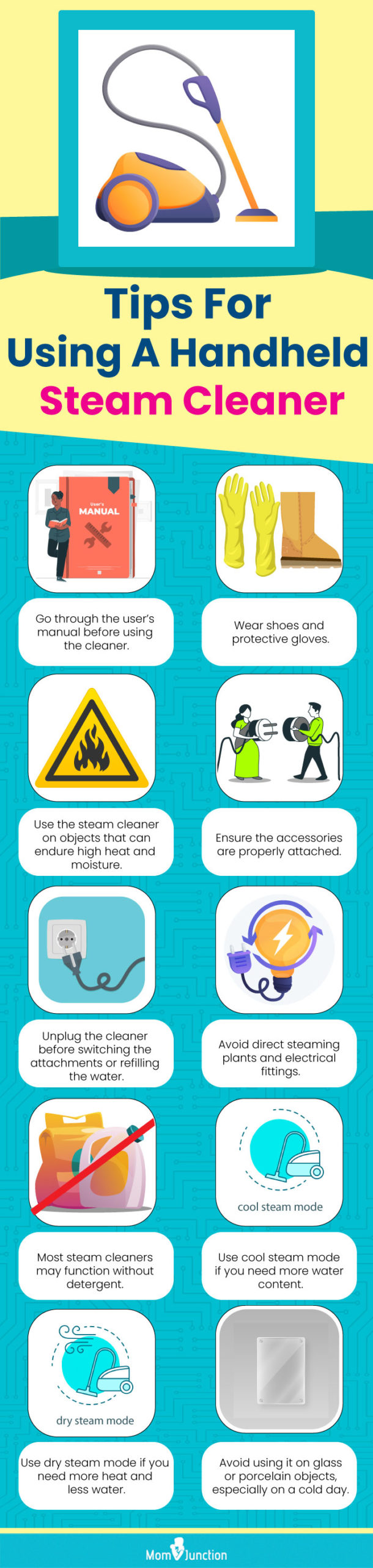 Tips For Using A Handheld Steam Cleaner